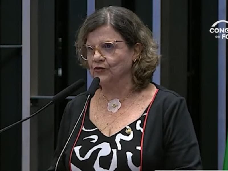 Senadora sustenta que réus tiveram amplo direito de defesa e que o PL da Dosimetria extrapola a função do Legislativo ao remodelar sentenças. - Reprodução/TV Senado