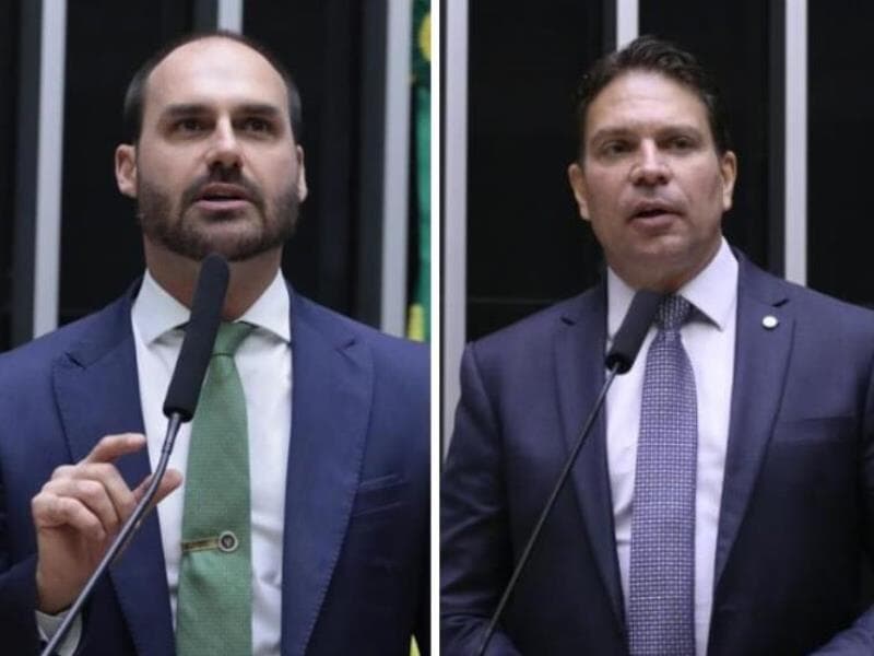 Ramagem perdeu os direitos políticos após condenação na ação penal do golpe. - Kayo Magalhães e Vinícius Loures/Câmara dos Deputados Ramagem perdeu os direitos políticos após condenação na ação penal do golpe. - Kayo Magalhães e Vinícius Loures/Câmara dos Deputados
