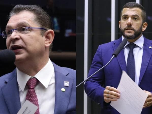 Sóstenes, líder do PL, e Carlos Jordy, ex-líder da oposição na Câmara, são alvos da PF. - Agência Câmara | Montagem Congresso em Foco