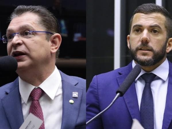 Sóstenes, líder do PL, e Carlos Jordy, ex-líder da oposição na Câmara, são alvos da PF. - Agência Câmara | Montagem Congresso em Foco