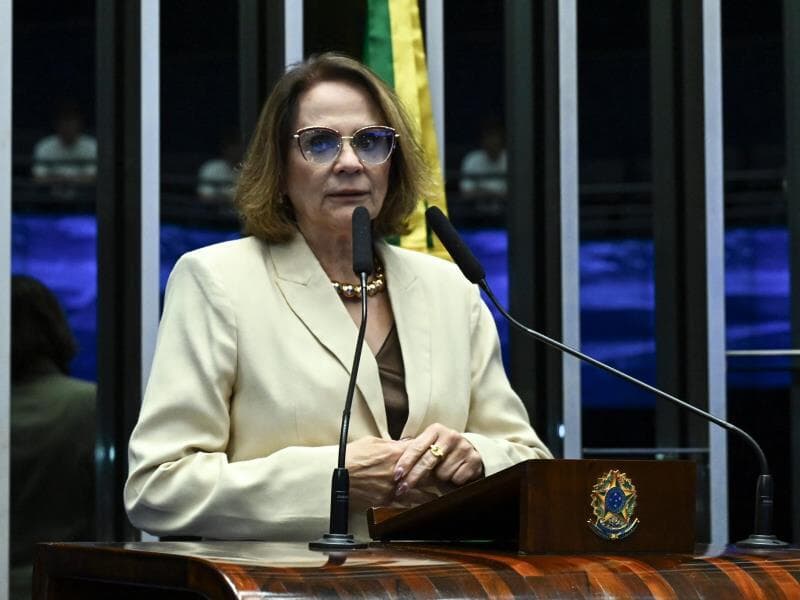 Damares Alves acusa Alexandre de Moraes de advocacia administrativa em favor do Banco Master. -  Jefferson Rudy/Agência Senado