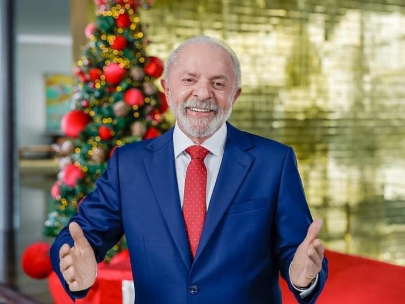 O presidente Lula realizou pronunciamento oficial de Natal nesta quarta-feira (24). - Ricardo Stuckert/PR