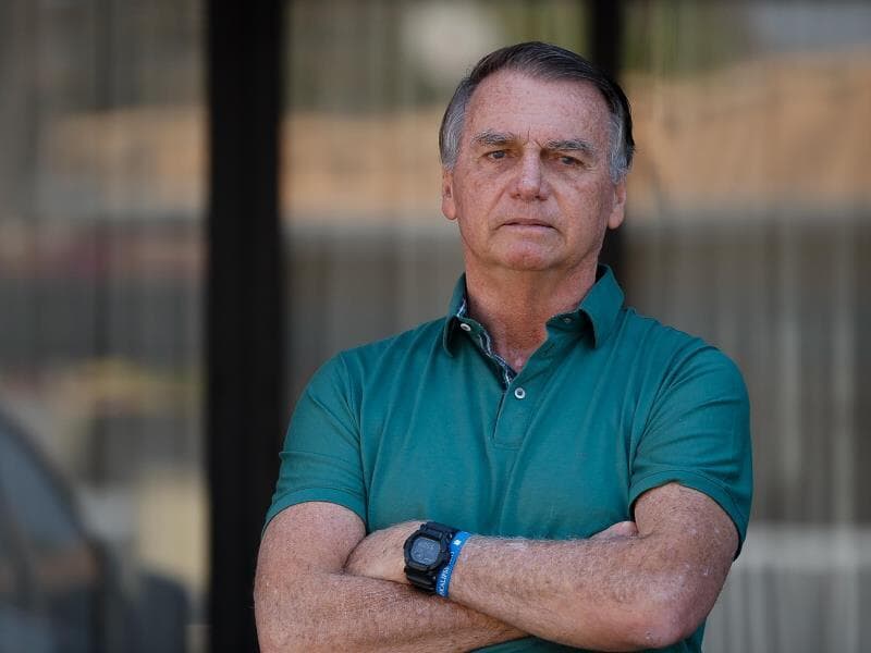 Bolsonaro cumpre pena de 27 anos de prisão por tentativa de golpe. - Pedro Ladeira/Folhapress