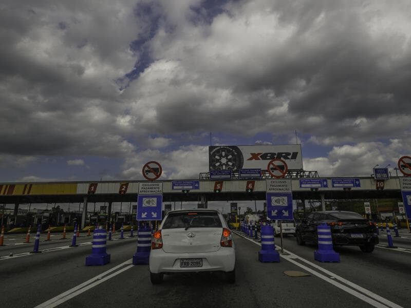 Praça de pedágio no trajeto de São Paulo para o Rio de Janeiro. - Lucas Lacaz Ruiz/Folhapress Praça de pedágio no trajeto de São Paulo para o Rio de Janeiro. - Lucas Lacaz Ruiz/Folhapress