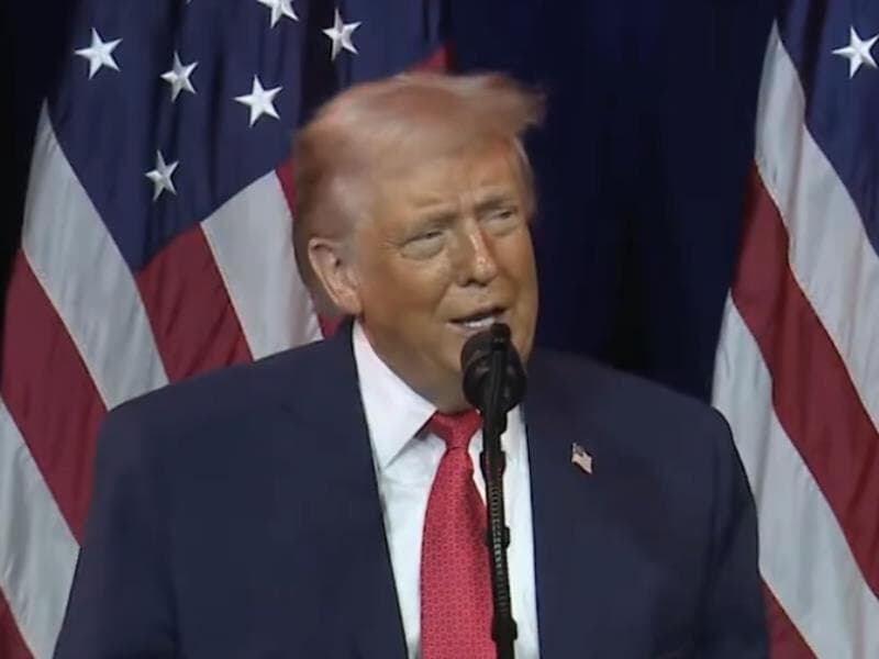 "São as pessoas mais feias que já vi", diz Trump sobre manifestantes - Reprodução/Youtube