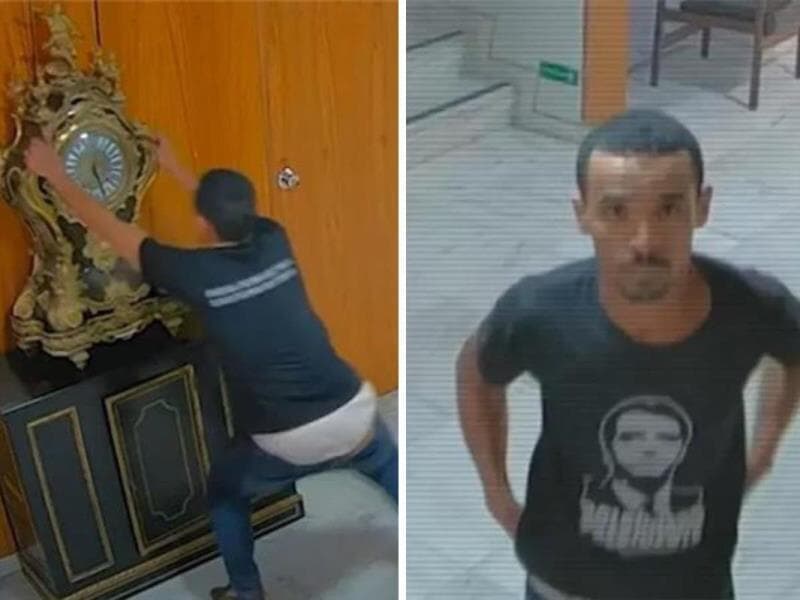 Réu do 8 de Janeiro cumpre pena no presídio Professor Jacy de Assis.  - Reprodução/YouTube