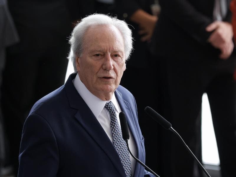 Ricardo Lewandowski durante Cerimônia hoje.  - Wagner Araújo /Fotoarena/Folhapress