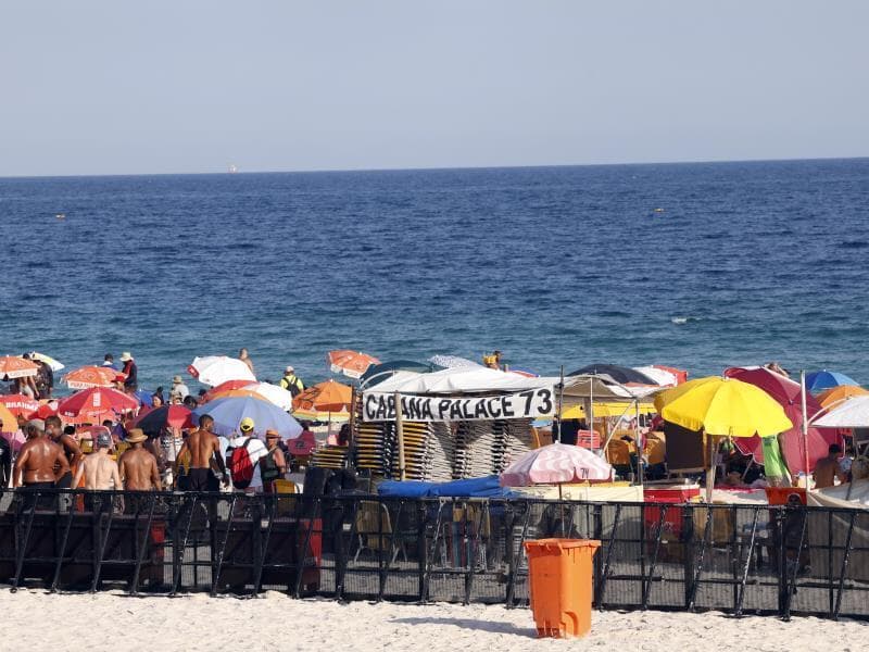 Praia do Rio de Janeiro. - Tânia Rêgo/Agência Brasil