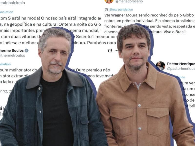 Central do Brasil foi o último filme a ser prestigiado na categoria.  - Reprodução/Instagram/@wagnermoura_brasil