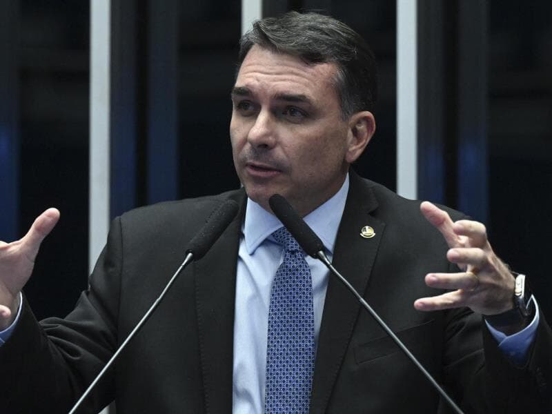 Justiça envia à PF pedido para apurar post de Flávio Bolsonaro. - Carlos Moura/Agência Senado