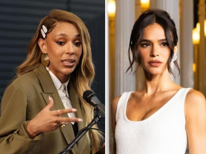 Erika Hilton alerta para transfobia após ataques a Bruna Marquezine. - Jessica Marschner/Câmara dos Deputados | Reprodução/Instagram Erika Hilton alerta para transfobia após ataques a Bruna Marquezine. - Jessica Marschner/Câmara dos Deputados | Reprodução/Instagram