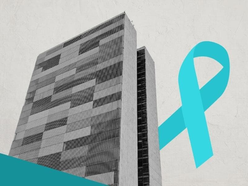 Síndrome é representada pelo laço verde água. - Arte Congresso em Foco