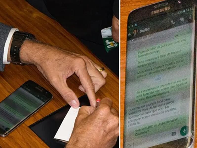 "Não vou te visitar na Papuda", disse Bolsonaro a Eduardo em 2017. - Lula Marques