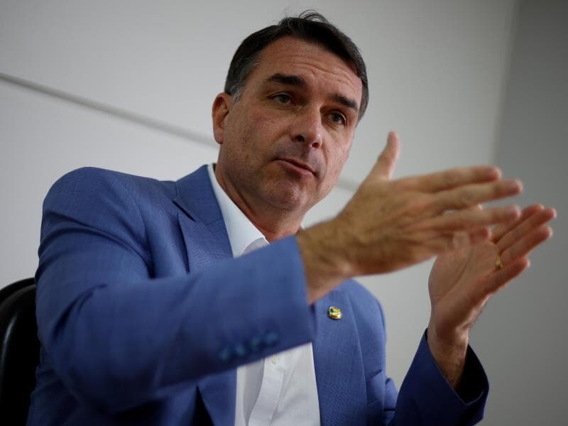 Flávio antecipa mensagem que, segundo ele, Bolsonaro transmitirá a Tarcísio de Freitas. - Pedro Ladeira/Folhapress