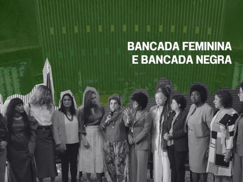 Diferentemente da Bancada Feminina, a Bancada Negra existe apenas na Câmara. - Renato Araújo/Câmara dos Deputados | Arte Congresso em Foco
