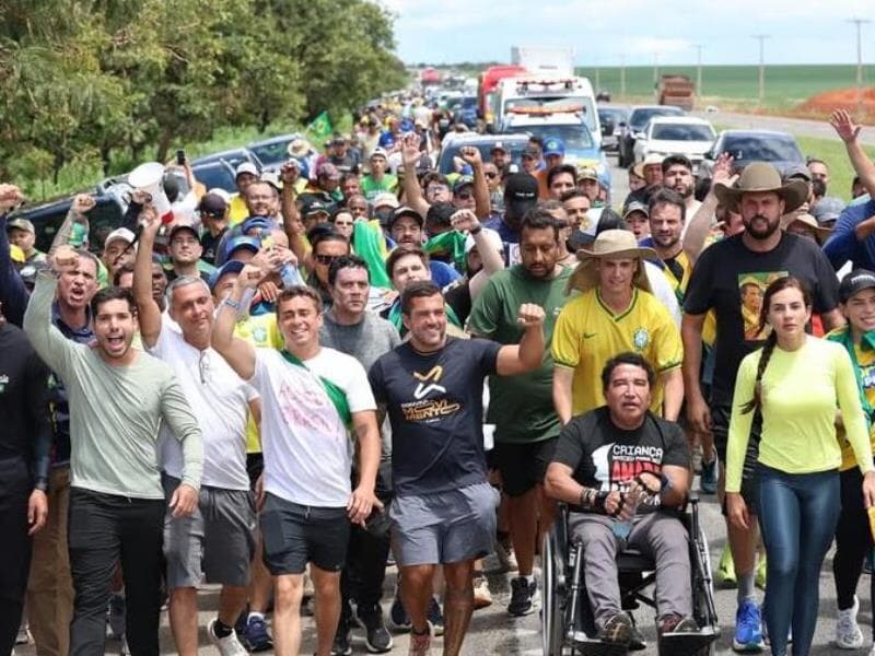Rodovia federal será monitorada durante marcha liderada por Nikolas Ferreira.  - Reprodução/Instagram