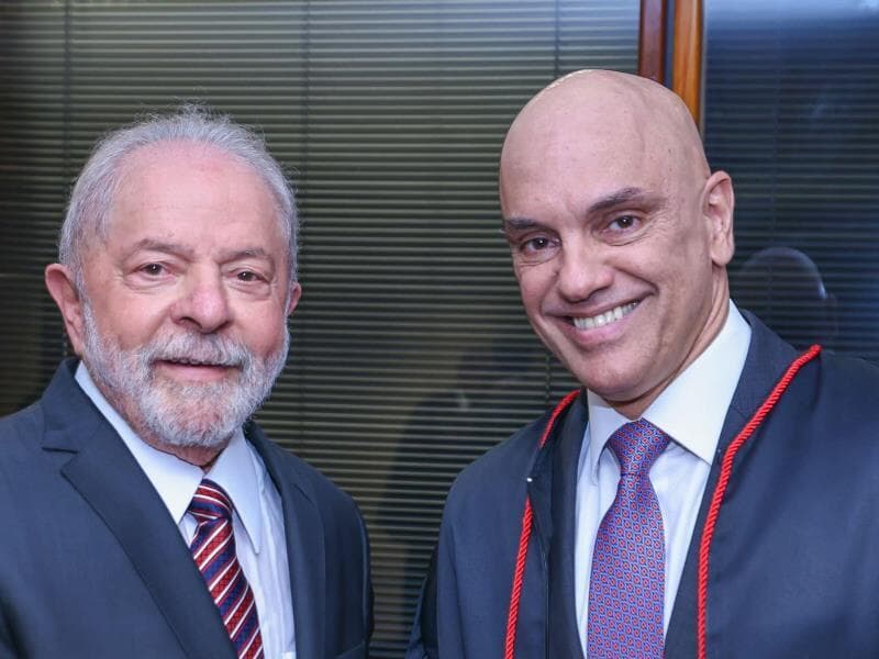 Órgão identificou manipulação de registros que citavam Luiz Inácio Lula da Silva e Alexandre de Moraes. - Ricardo Stuckert/PR