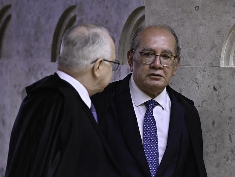 Gilmar Mendes e Edson Fachin defenderam a atuação de Toffoli no caso Master. - Ton Molina/Fotoarena/Folhapress