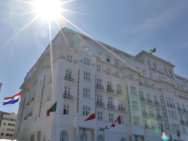 Fachada do hotel Copacabana Palacena, praia de Copacabana, zona sul do Rio de Janeiro (RJ). - Tânia Rêgo/Agência Brasil