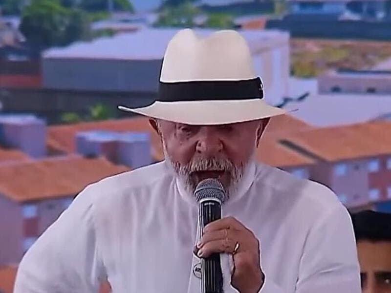 Presidente teceu críticas ao governo Bolsonaro, a quem acusou de enganar os eleitores durante gestão. - TV Brasil/Reprodução