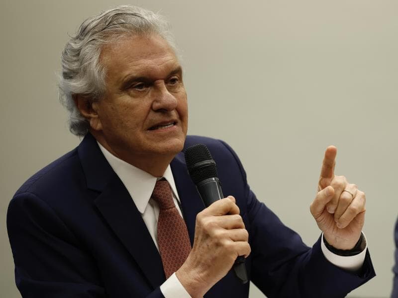 Caiado anunciou sua pré-candidatura em abril, sem garantia de aval do União Brasil. -  Pedro Ladeira/Folhapress