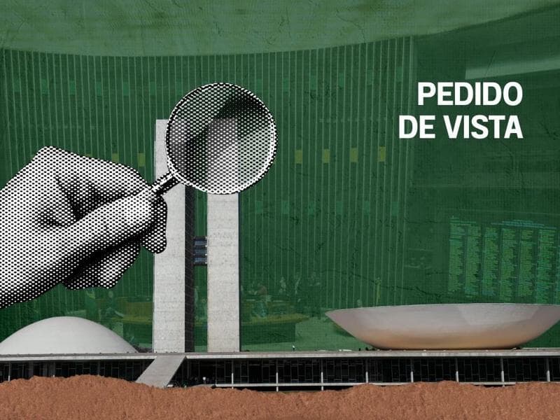 Direito ao pedido de vista está previsto no regimento interno da Câmara e do Senado. - Arte Congresso em Foco. Foto: Carlos Moura/Agência Senado