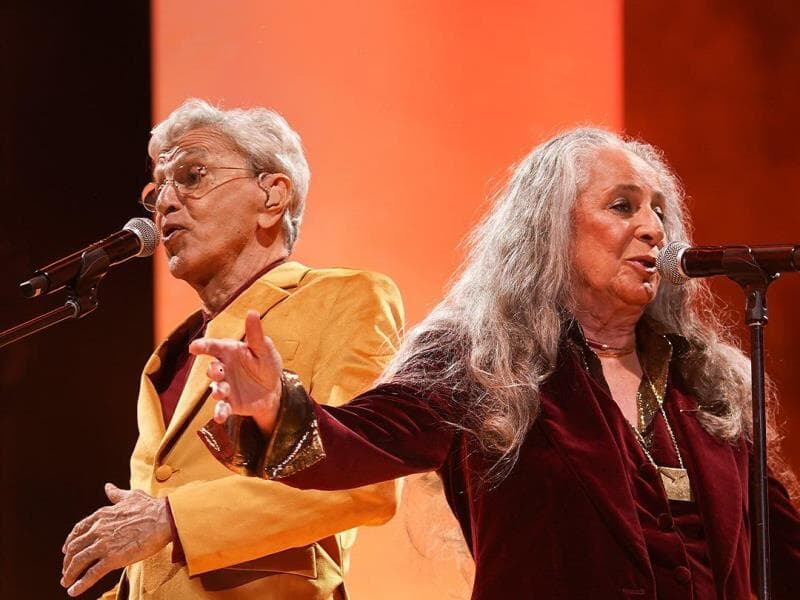 Caetano e Bethânia. - Reprodução/Instagram