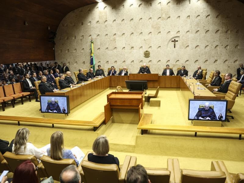 Sessão de abertura do ano no Judiciário contou com a presença dos chefes dos Três Poderes. - Marcelo Camargo/Agência Brasil