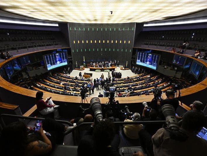 Sessão de abertura do ano legislativo de 2026; governo e Congresso apresentaram suas prioridades. - Marcos Oliveira/Agência Senado
