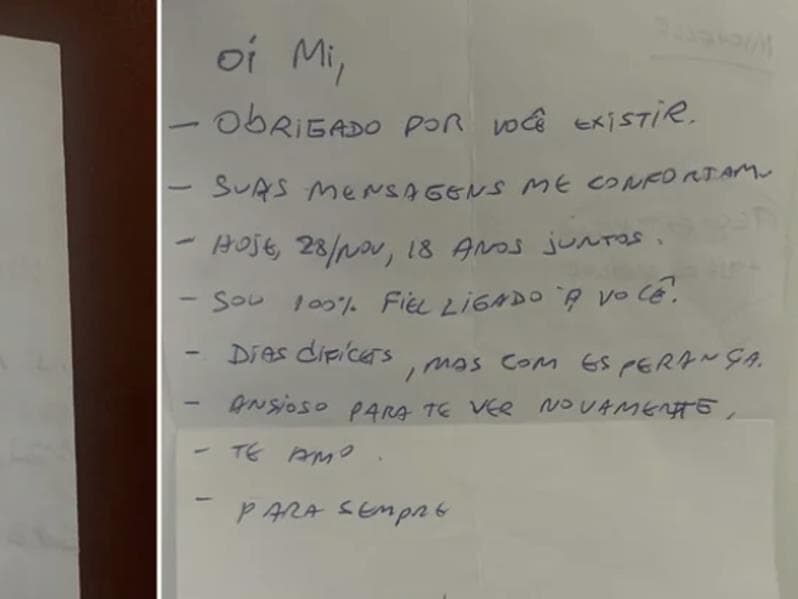 Aniversário de casamento do casal ocorreu no dia 18 de novembro do ano passado. - Reprodução/Redes Sociais