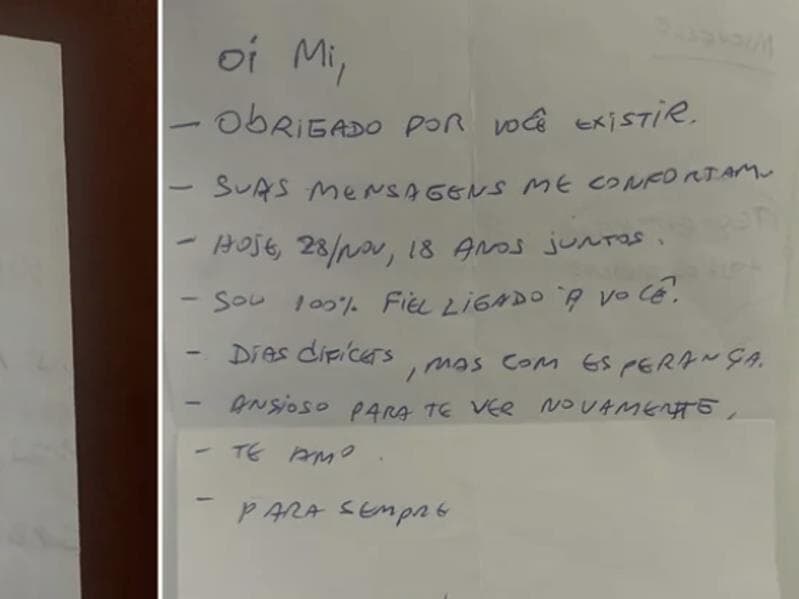 Aniversário de casamento do casal ocorreu no dia 18 de novembro do ano passado. - Reprodução/Redes Sociais