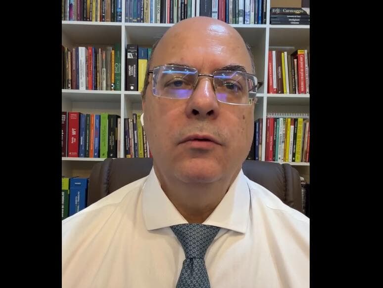 Wilson Witzel gravou vídeo anunciando sua pré-candidatura ao governo do Rio de Janeiro. - Reprodução/Instagram