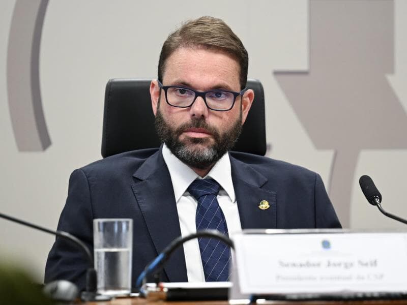 Jorge Seif é acusado de receber financiamento e serviços irregulares na campanha de 2022. - Edilson Rodrigues/Agência Senado 