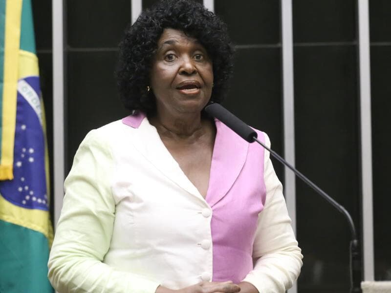 Benedita defendeu o pacto como proteção às mulheres. - Kayo Magalhães/Câmara dos Deputados