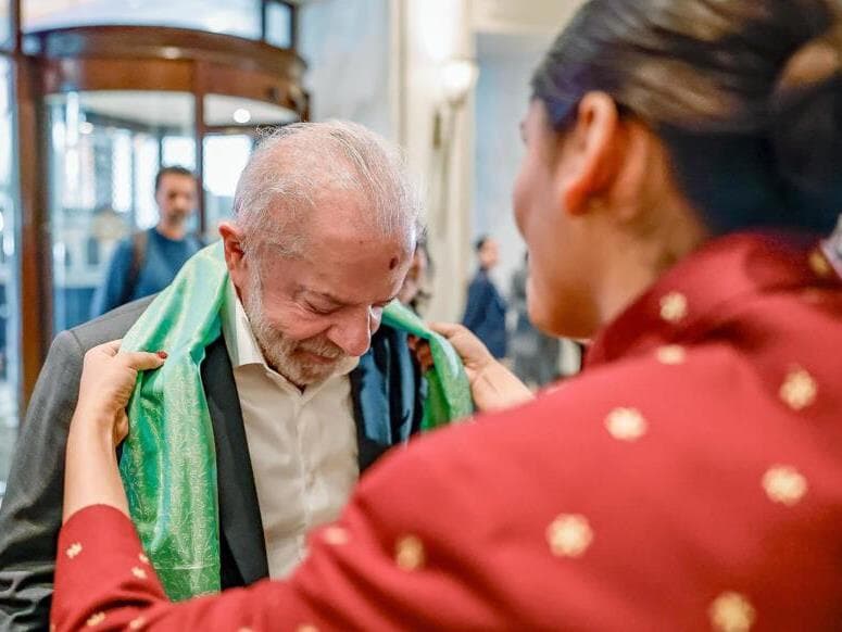 Viagem inclui encontros bilaterais e participação em cúpula sobre inteligência artificial. - Ricardo Stuckert/PR