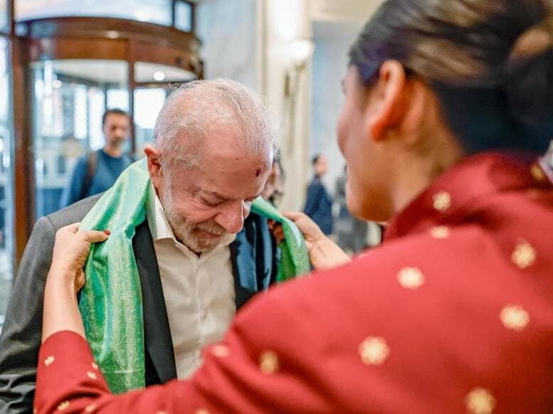 Viagem inclui encontros bilaterais e participação em cúpula sobre inteligência artificial. - Ricardo Stuckert/PR