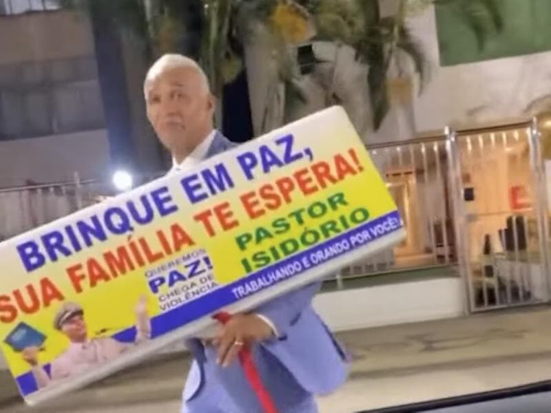 pastor isidorio - Reprodução/YouTube