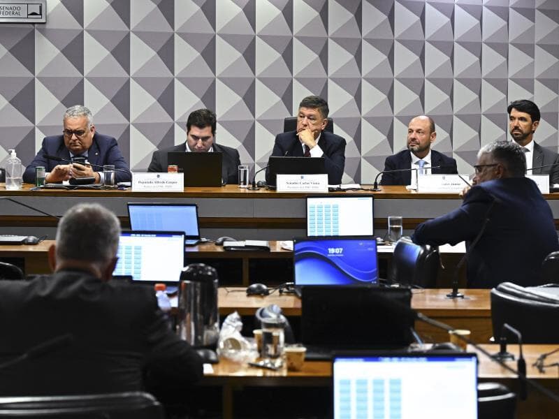 Depoimento de Ingrid foi agendado após cancelamento de Daniel Vorcaro. - Jefferson Rudy/Agência Senado