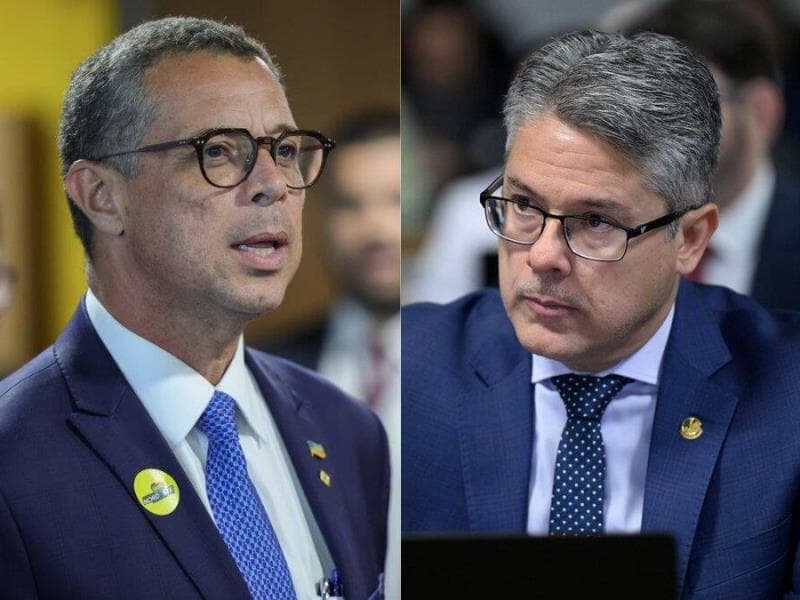 Alessandro Vieira foi preterido por Mitidieri após comentário contra a reputação de André Moura. - Fabio Rodrigues-Pozzebom/Agência Brasil e Andressa Anholete/Agência Senado