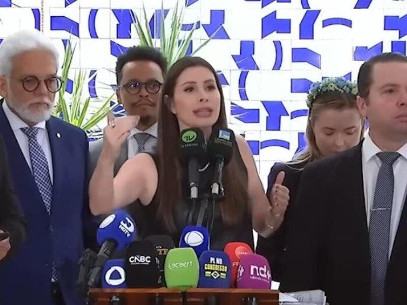 Pedido assinado por Carol de Toni inclui acusações contra ministros de múltiplos partidos. - TV Câmara/Reprodução