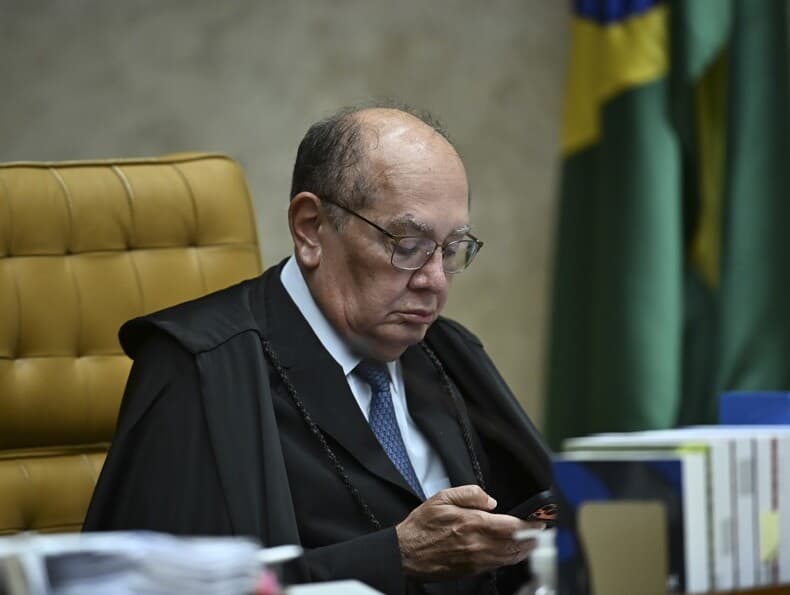 Gilmar: eventual descumprimento de decisão poderá ser enquadrado como ato atentatório à dignidade da Justiça. - Ton Molina /Fotoarena/Folhapress