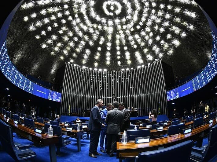 Plenário do Senado tem projetos importantes para votar nesta semana. - Carlos Moura/Agência Senado