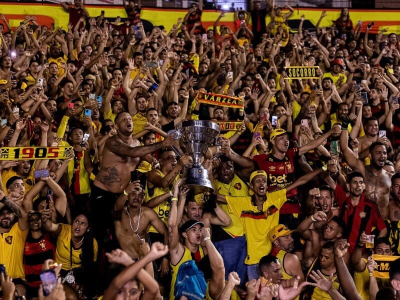 Partida entre Náutico e Sport na final do Campeonato Pernambucano 2026. -  Wilson Castro/W9 PRESS/Folhapress