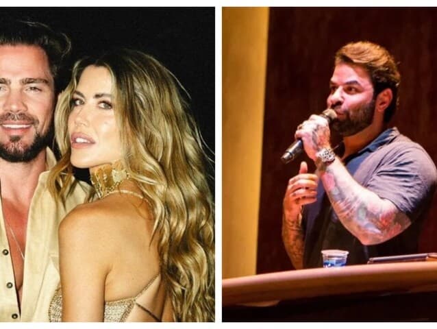 Vorcaro, a ex-namorada Martha Graeff e o cunhao dele Fabiano Zettel, também preso na Operação Compliance Zero. - Reprodução/Redes sociais