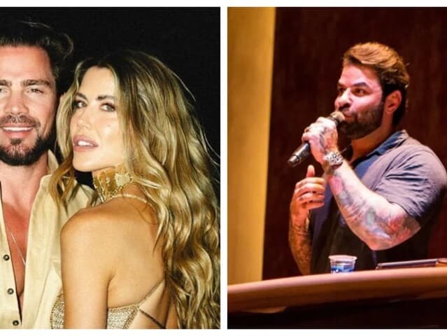 Vorcaro, a ex-namorada Martha Graeff e o cunhao dele Fabiano Zettel, também preso na Operação Compliance Zero. - Reprodução/Redes sociais