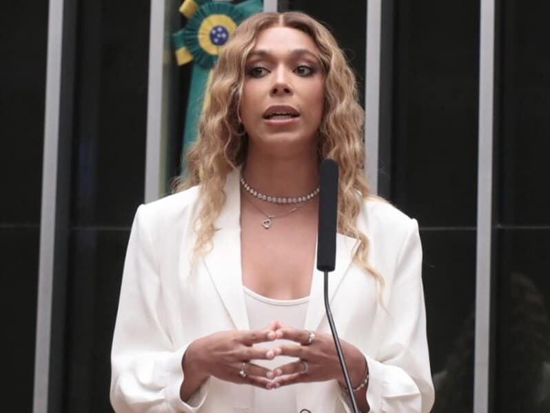 A deputada Erika Hilton disse que o apresentador irá responder legalmente por sua declaração. - Bruno Spada/Câmara dos Deputados