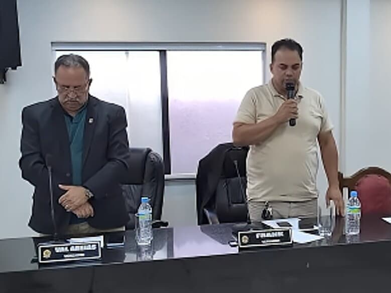 vereador pai nosso - Reprodução/YouTube