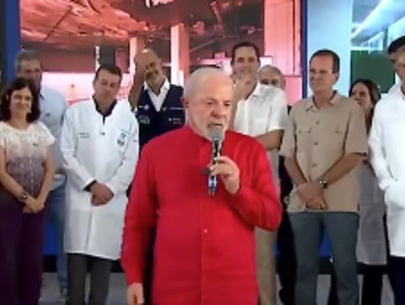 Lula. - Reprodução/Canal Gov