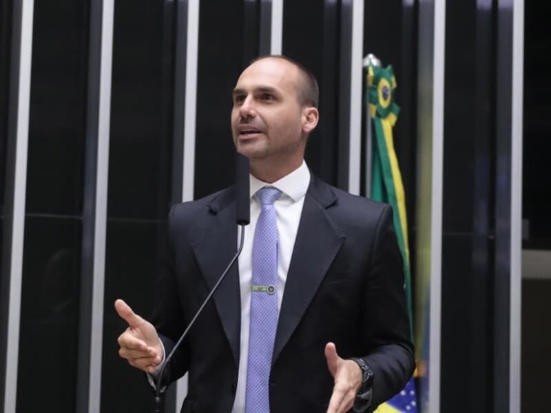 Eduardo Bolsonaro está nos EUA desde fevereiro de 2025. - Bruno Spada/Câmara dos Deputados