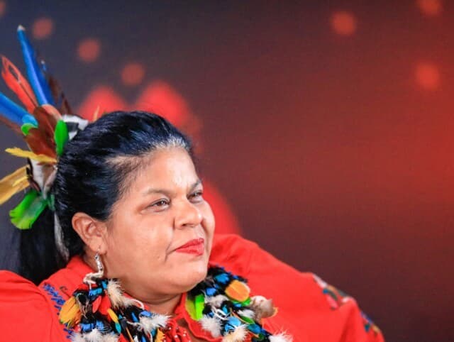 Sonia Guajajara foi eleita deputada federal pelo Psol de São Paulo, mas não chegou a exercer ainda o mandato, por ter assumido o ministério no primeiro dia do governo Lula. - Estevam Rafael/Audiovisual/PR